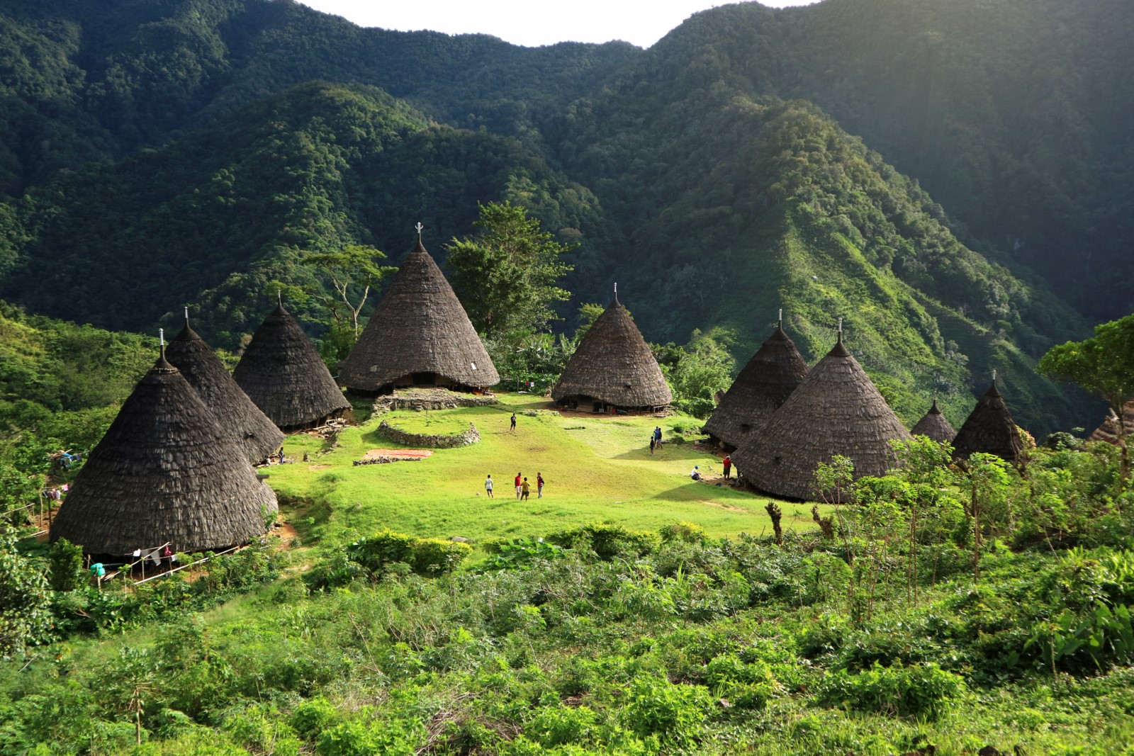 Ancient village Flores